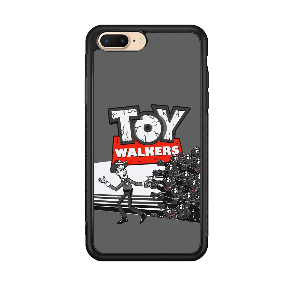 Toy Story Dead Walkers iPhone 8 Plus Case-Rubber Black (2D Case)-Oxvistore