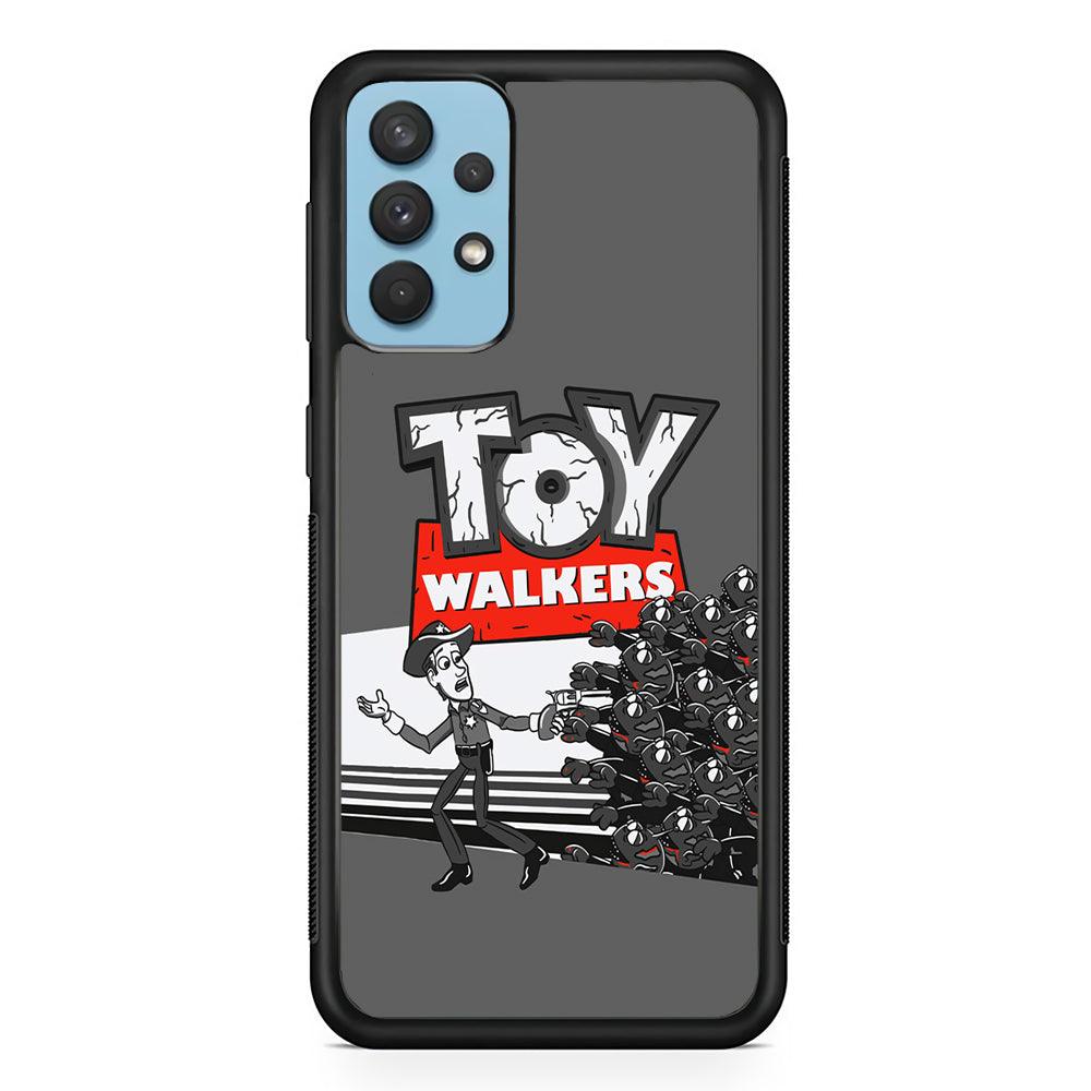 Toy Story Dead Walkers Samsung Galaxy A32 Case-Rubber Black (2D Case)-Oxvistore
