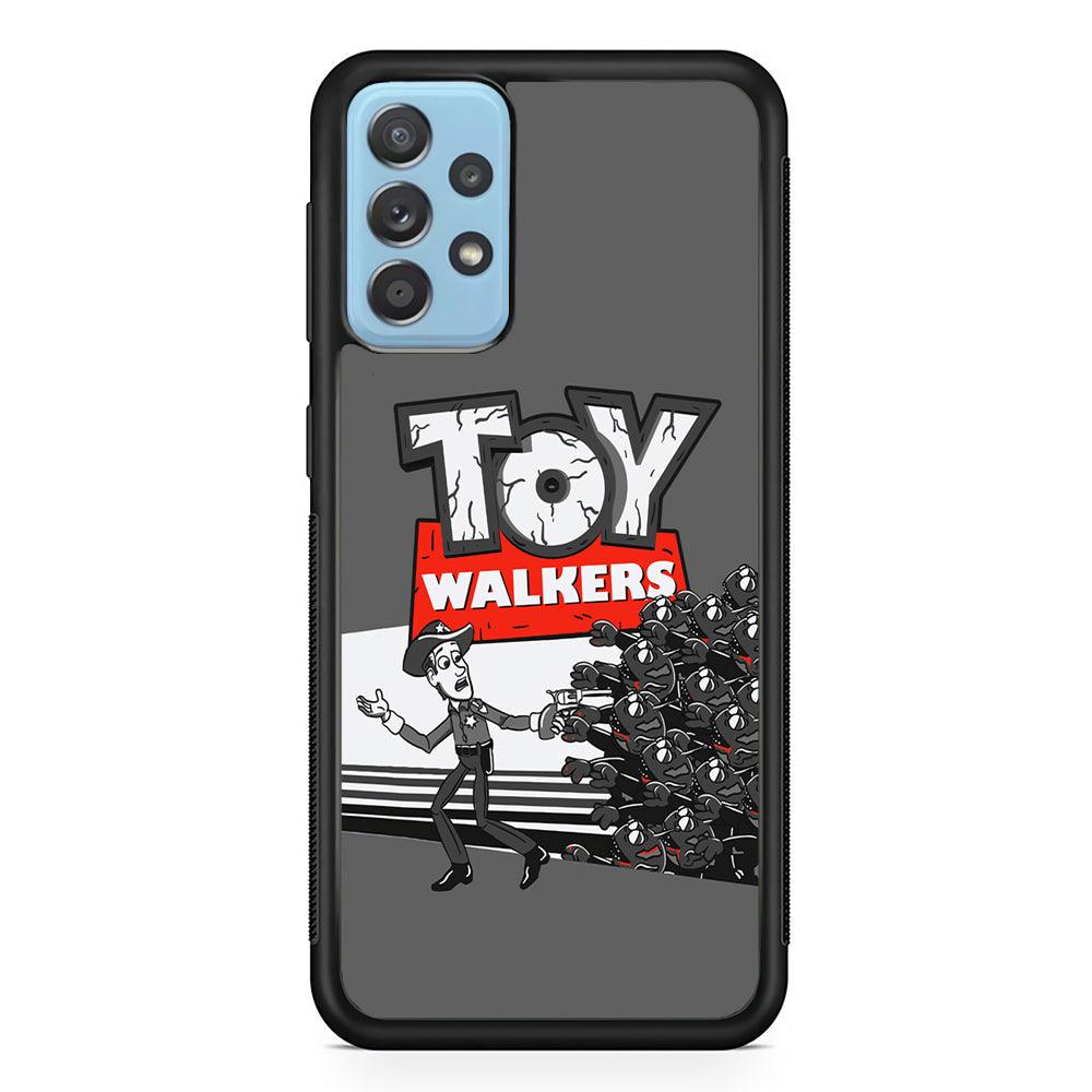 Toy Story Dead Walkers Samsung Galaxy A72 Case-Rubber Black (2D Case)-Oxvistore