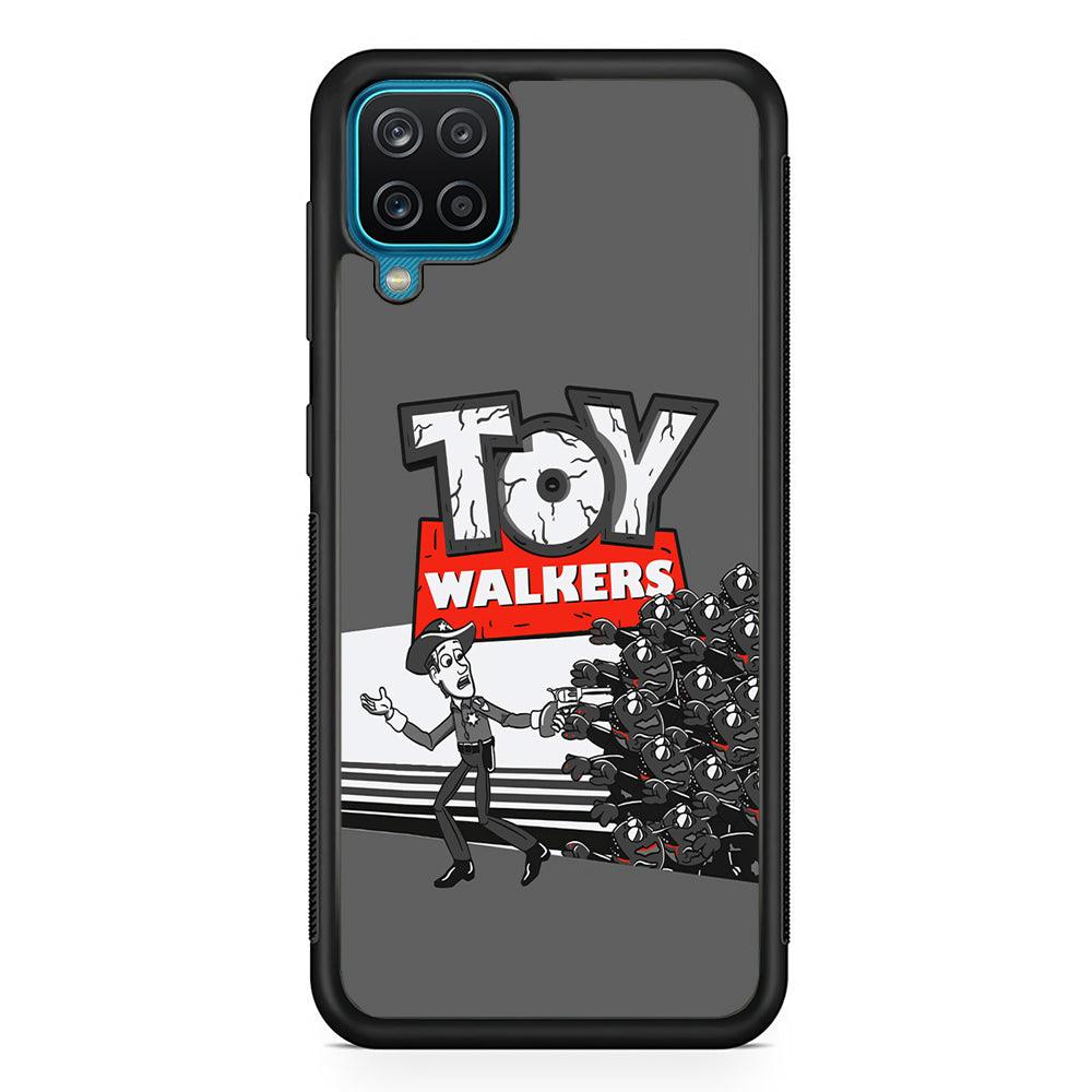 Toy Story Dead Walkers Samsung Galaxy A12 Case-Rubber Black (2D Case)-Oxvistore
