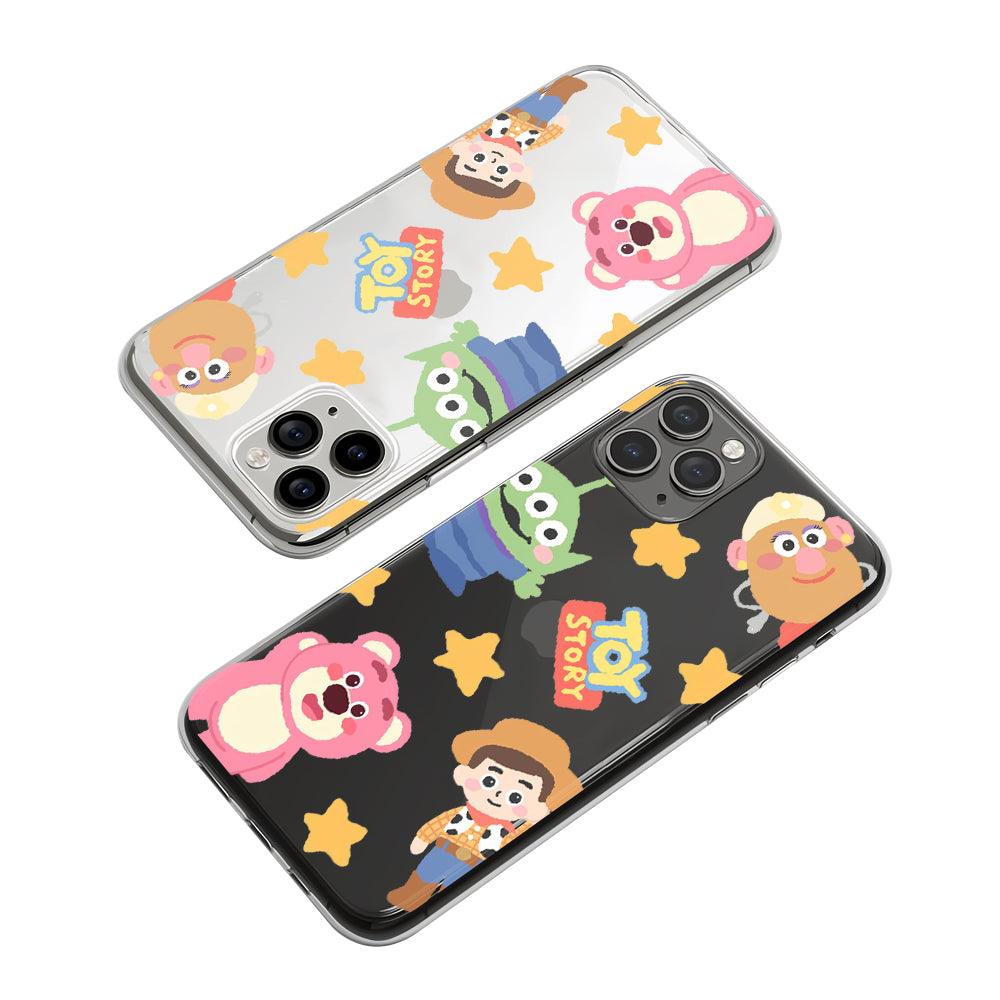 Toy Story Smiling With Friends Clear Soft Case-Oxvistore