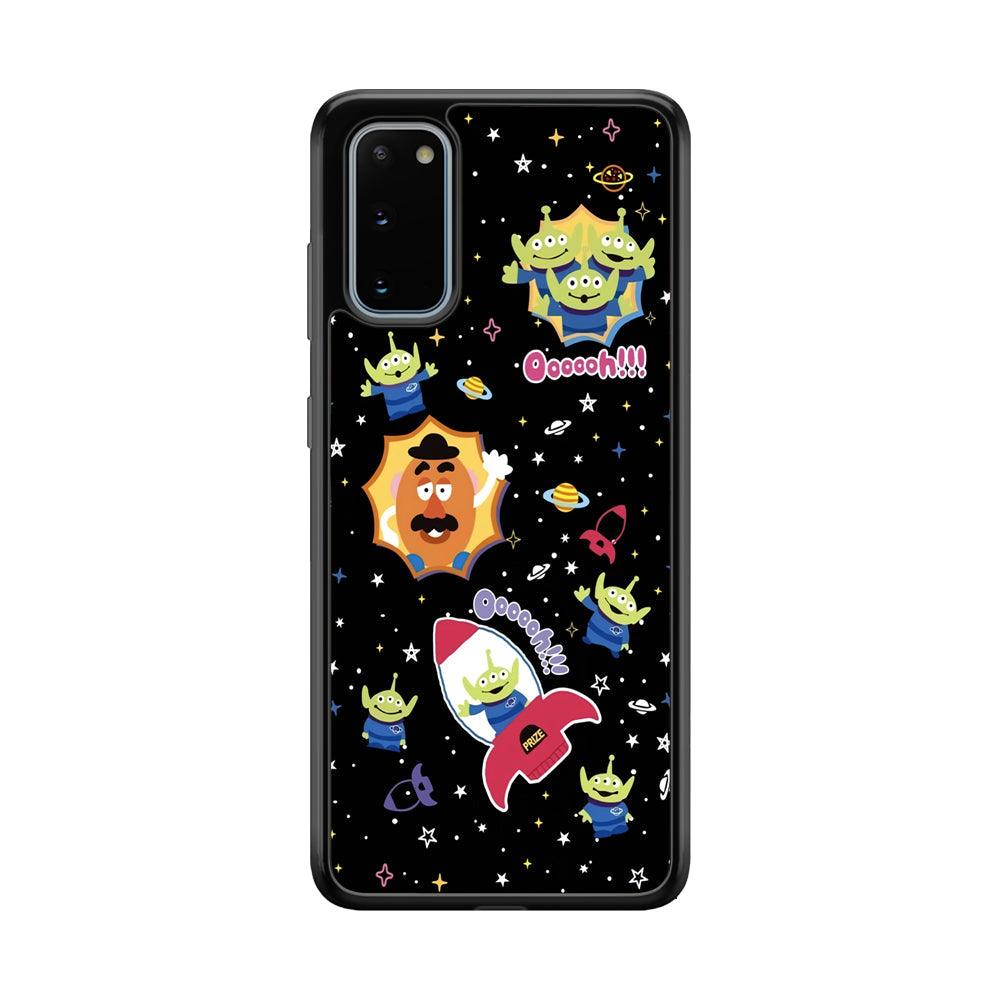 Toy Story Space Holiday Samsung Galaxy S20 Case-Rubber Black (2D Case)-Oxvistore