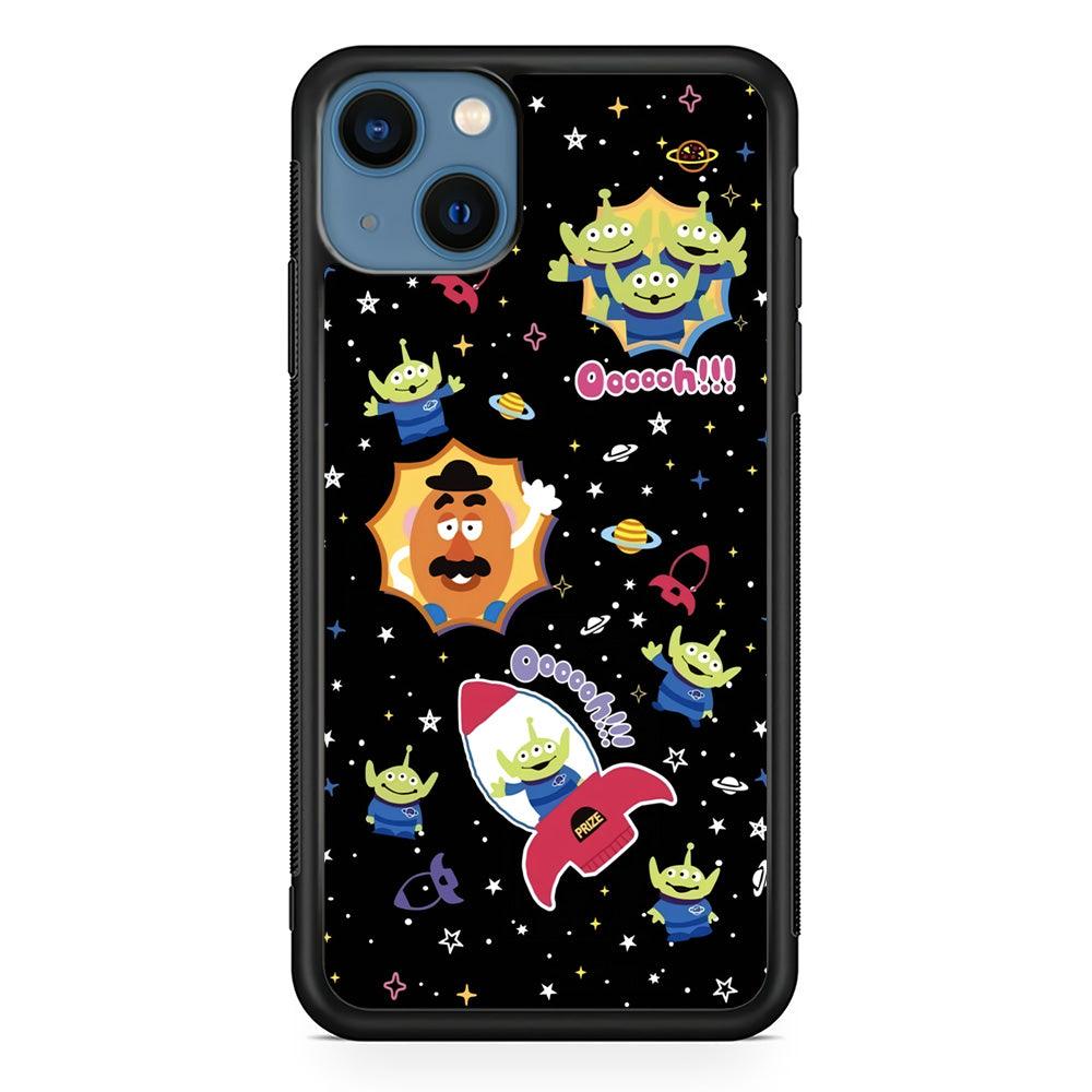 Toy Story Space Holiday iPhone 13 Case-Rubber Black (2D Case)-Oxvistore