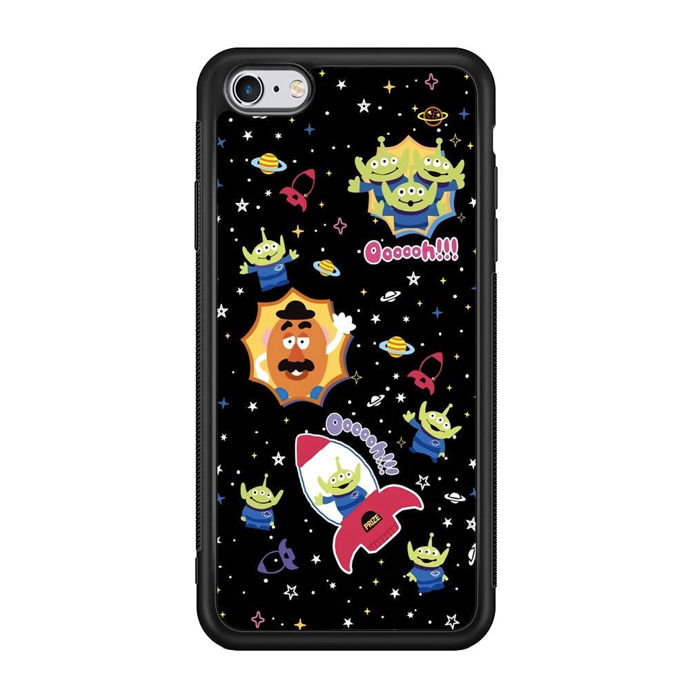 Toy Story Space Holiday iPhone 6 Plus | 6s Plus Case-Rubber Black (2D Case)-Oxvistore