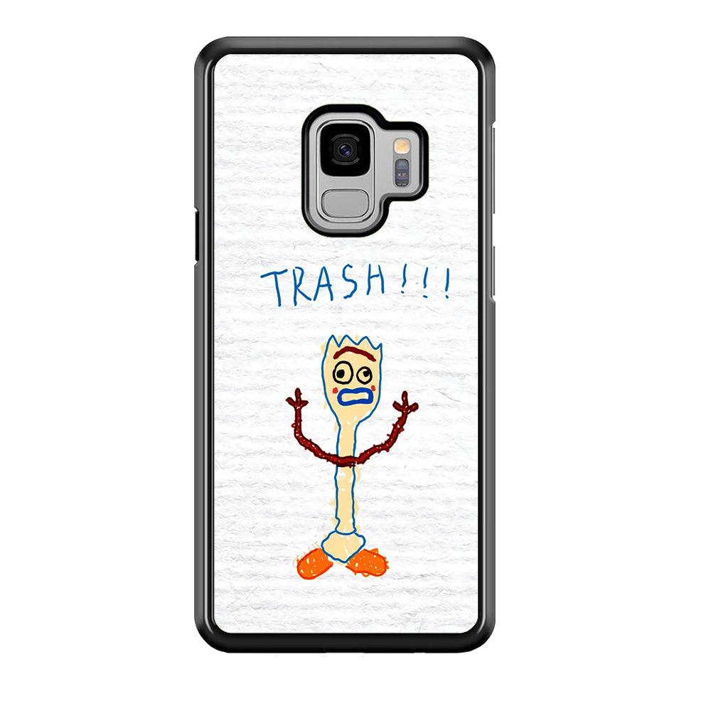 Toy Story Trash Hands Up Samsung Galaxy S9 Case-Rubber Black (2D Case)-Oxvistore