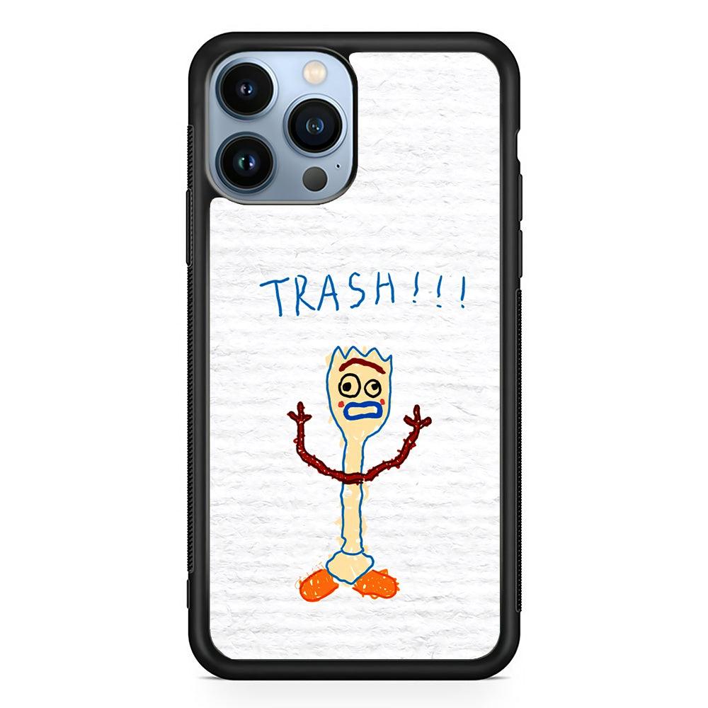 Toy Story Trash Hands Up iPhone 14 Pro Max Case-Rubber Black (2D Case)-Oxvistore