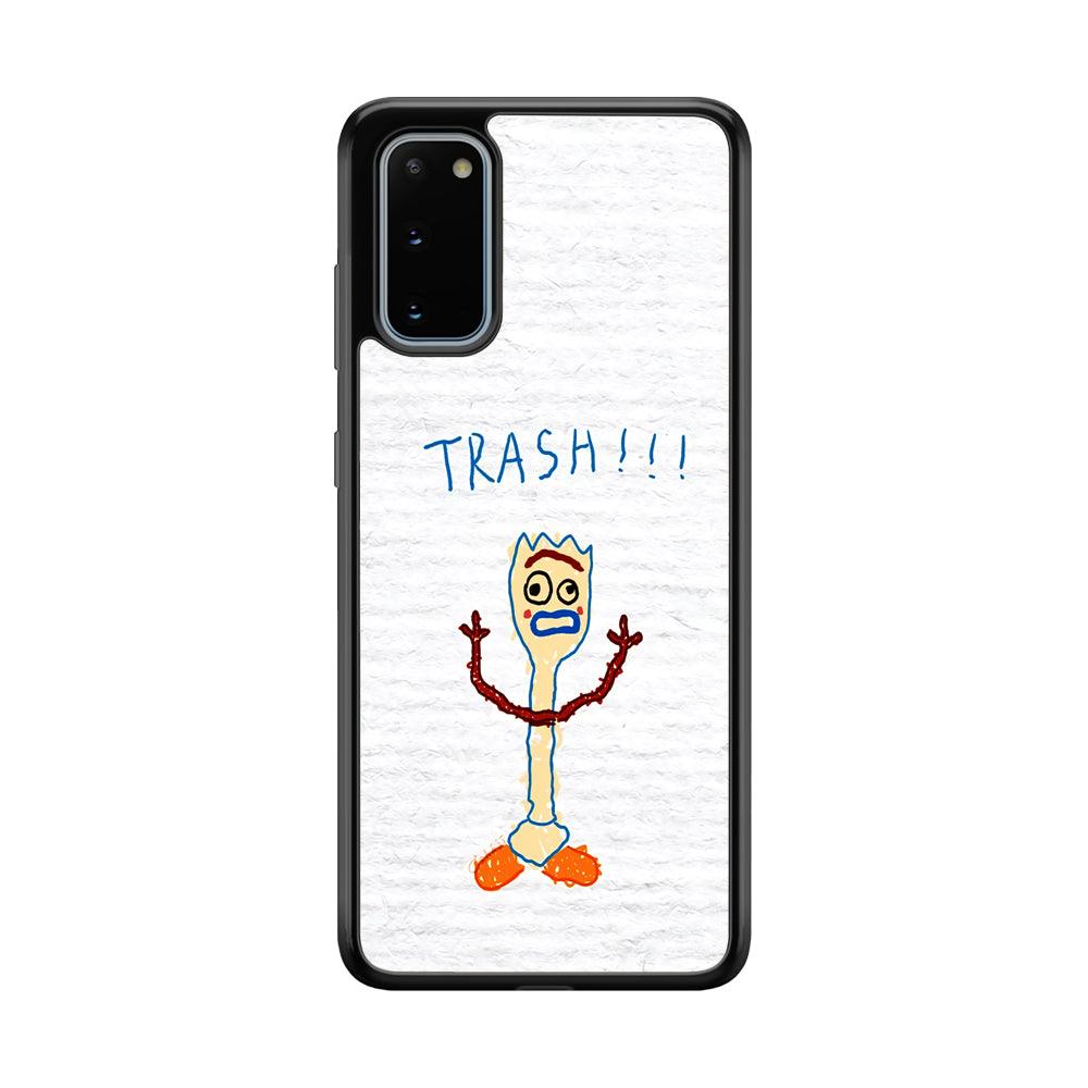 Toy Story Trash Hands Up Samsung Galaxy S20 Case-Rubber Black (2D Case)-Oxvistore