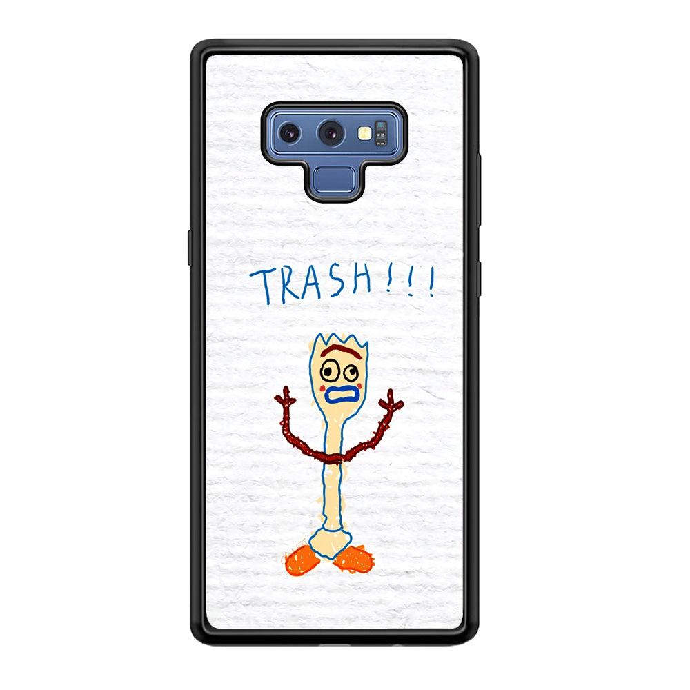 Toy Story Trash Hands Up Samsung Galaxy Note 9 Case-Rubber Black (2D Case)-Oxvistore