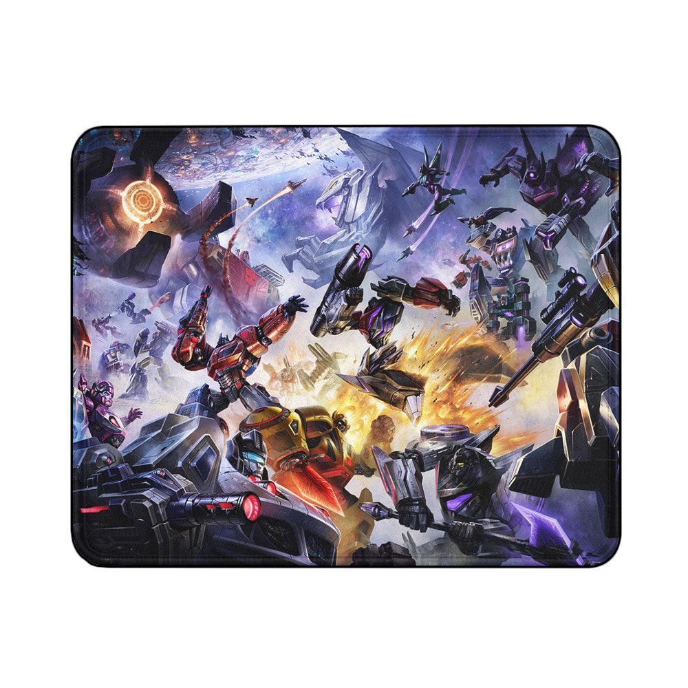 Transformer Robot Fight Mouse Pads | Custom Mouse Pad with Non-Slip Rubber Base