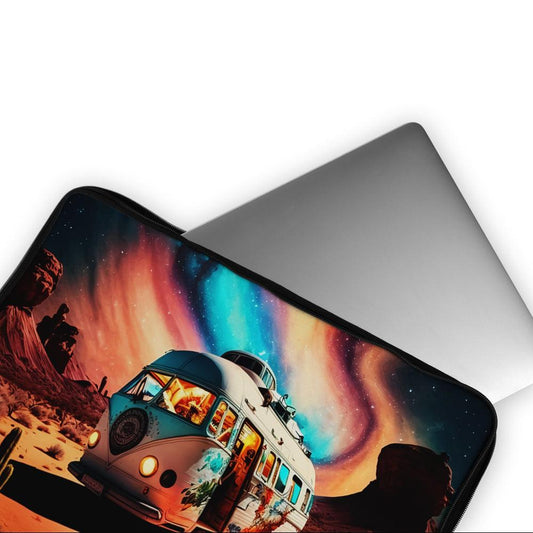 Travel Caravan Hippie Vintage Laptop Sleeve Protective Cover-Oxvistore