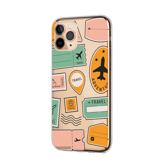 Travel Tickets Items Clear Soft Case-Oxvistore