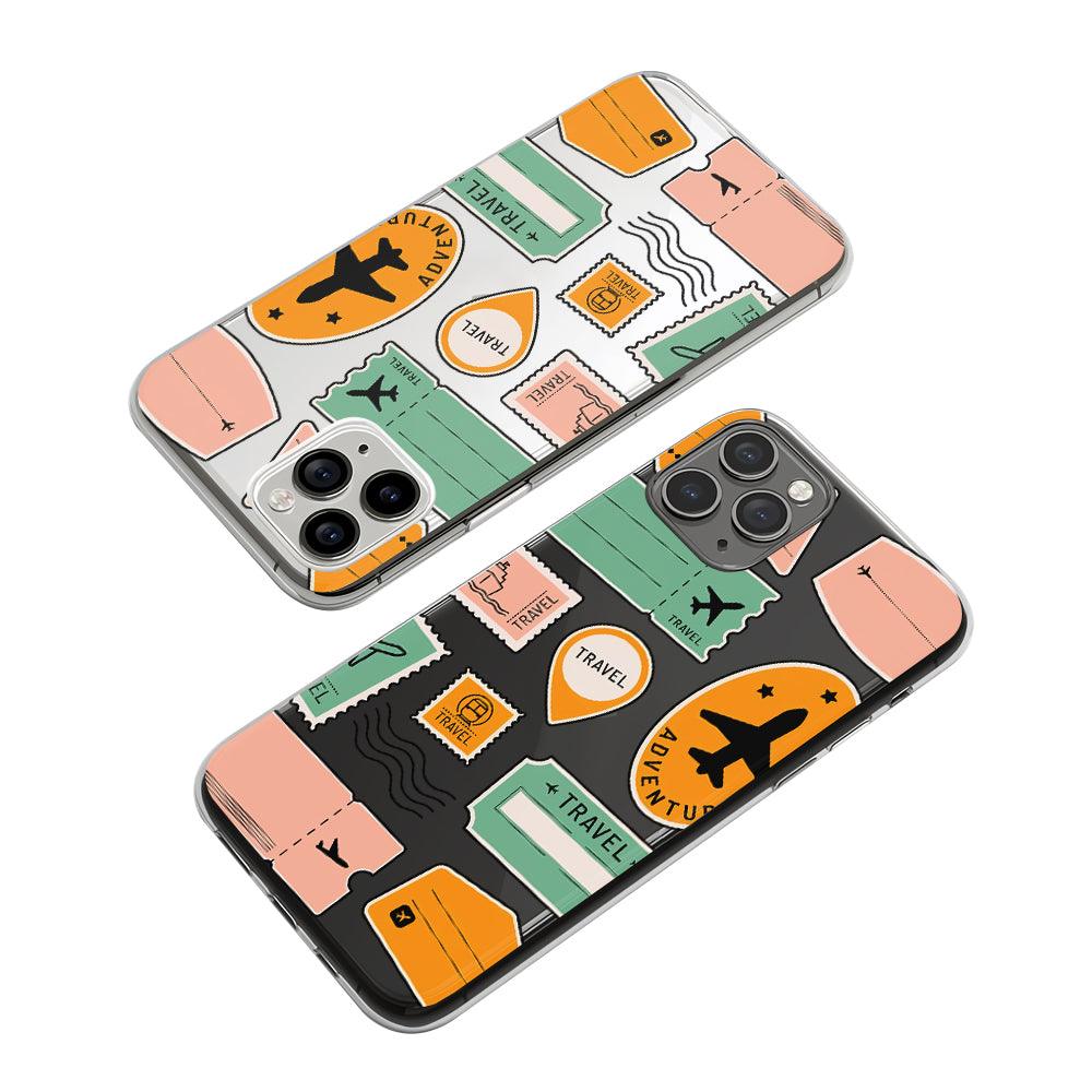 Travel Tickets Items Clear Soft Case-Oxvistore