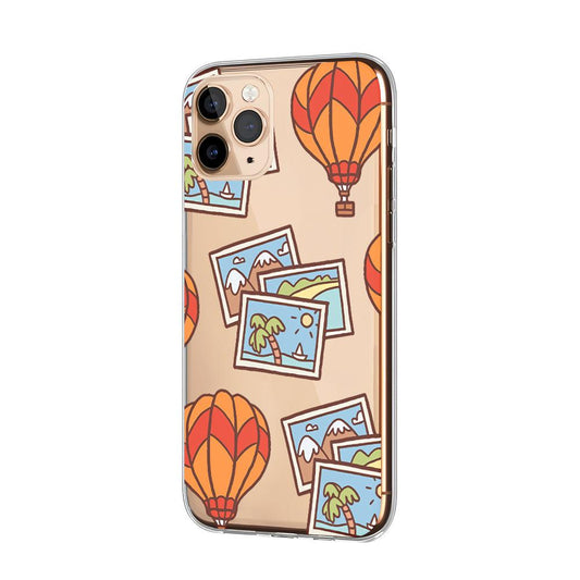 Traveling with a Hot Air Balloon Clear Soft Case-Oxvistore