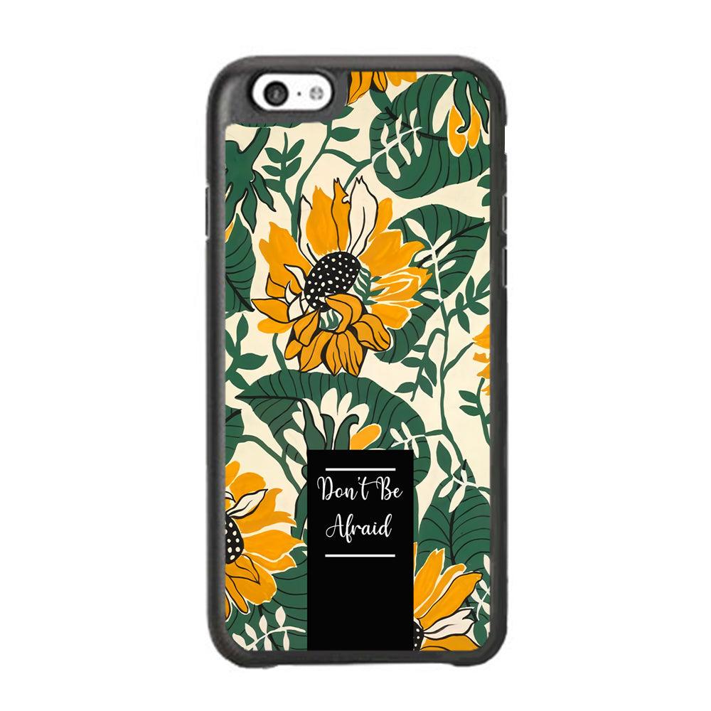 Tropical Colour Yellow Crown iPhone 6 Plus | 6s Plus Case-Rubber Black (2D Case)-Oxvistore