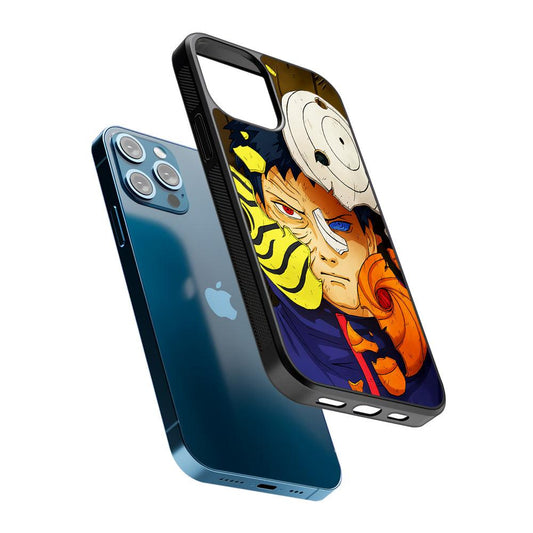 Uchiha Obito Broken Mask 2D Rubber Phone Case-Oxvistore