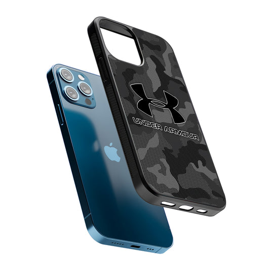 Under Armour Black Camo 2D Rubber Phone Case-Oxvistore
