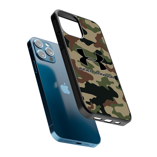 Under Armour Green Camo 2D Rubber Phone Case-Oxvistore