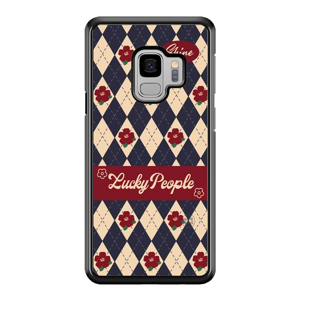 Uniform of Lucky People Samsung Galaxy S9 Case-Rubber Black (2D Case)-Oxvistore