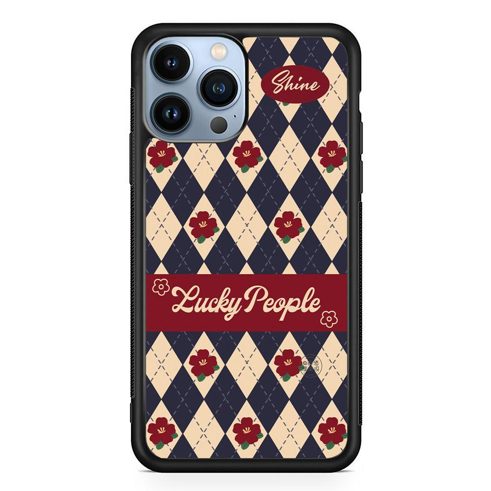 Uniform of Lucky People iPhone 13 Pro Case-Rubber White (2D Case)-Oxvistore