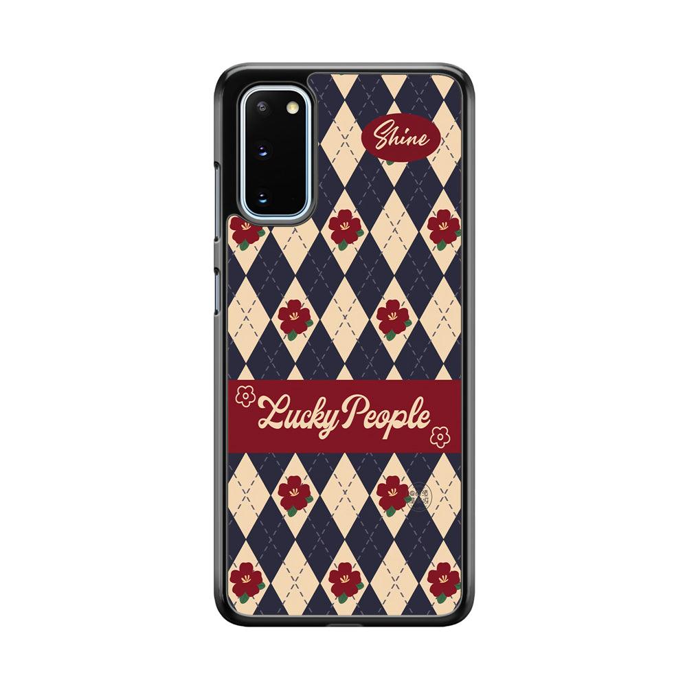 Uniform of Lucky People Samsung Galaxy S20 Case-Rubber Black (2D Case)-Oxvistore