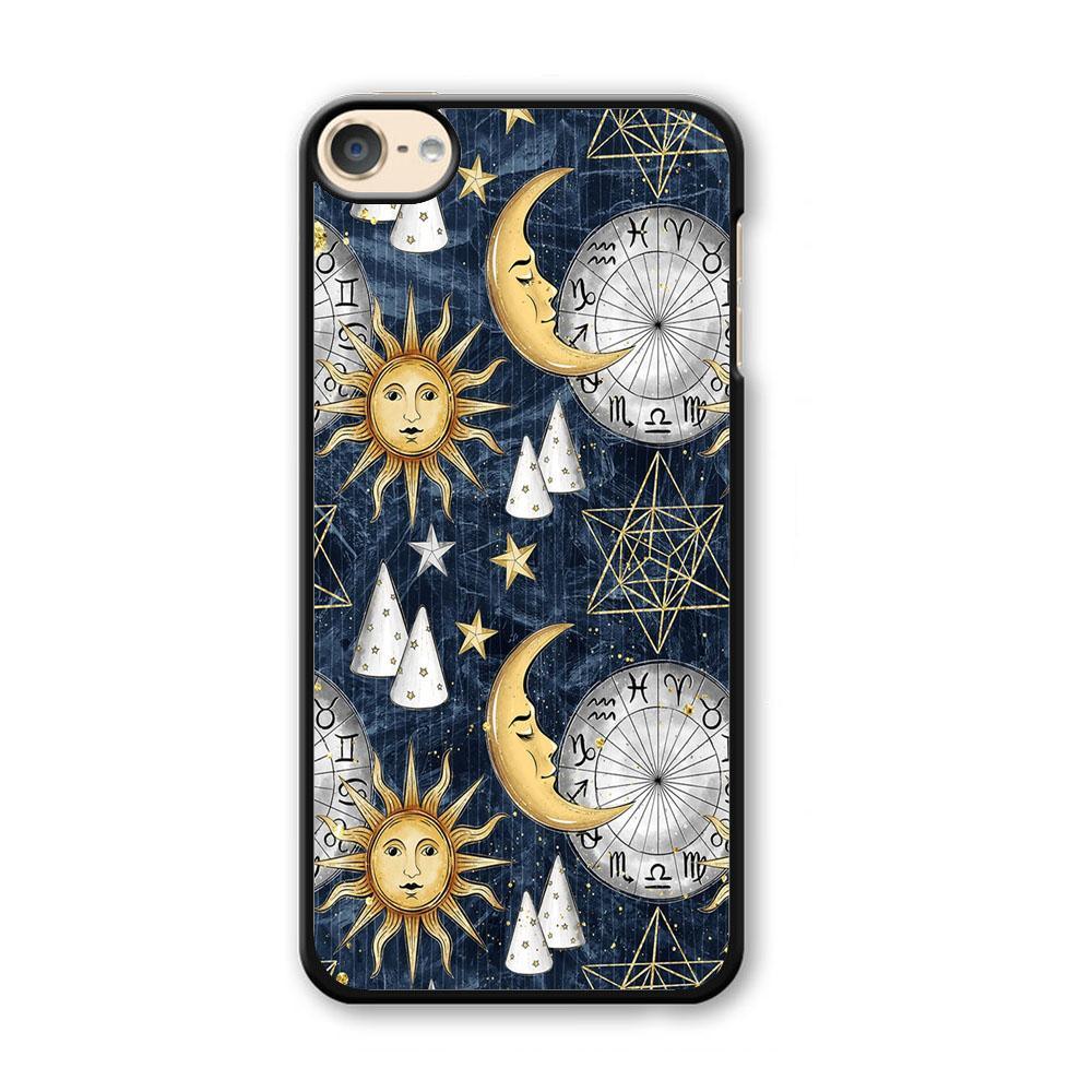 Universe Astrologic Code iPod Touch 6 Case-Plastic Black (2D Case)-Oxvistore