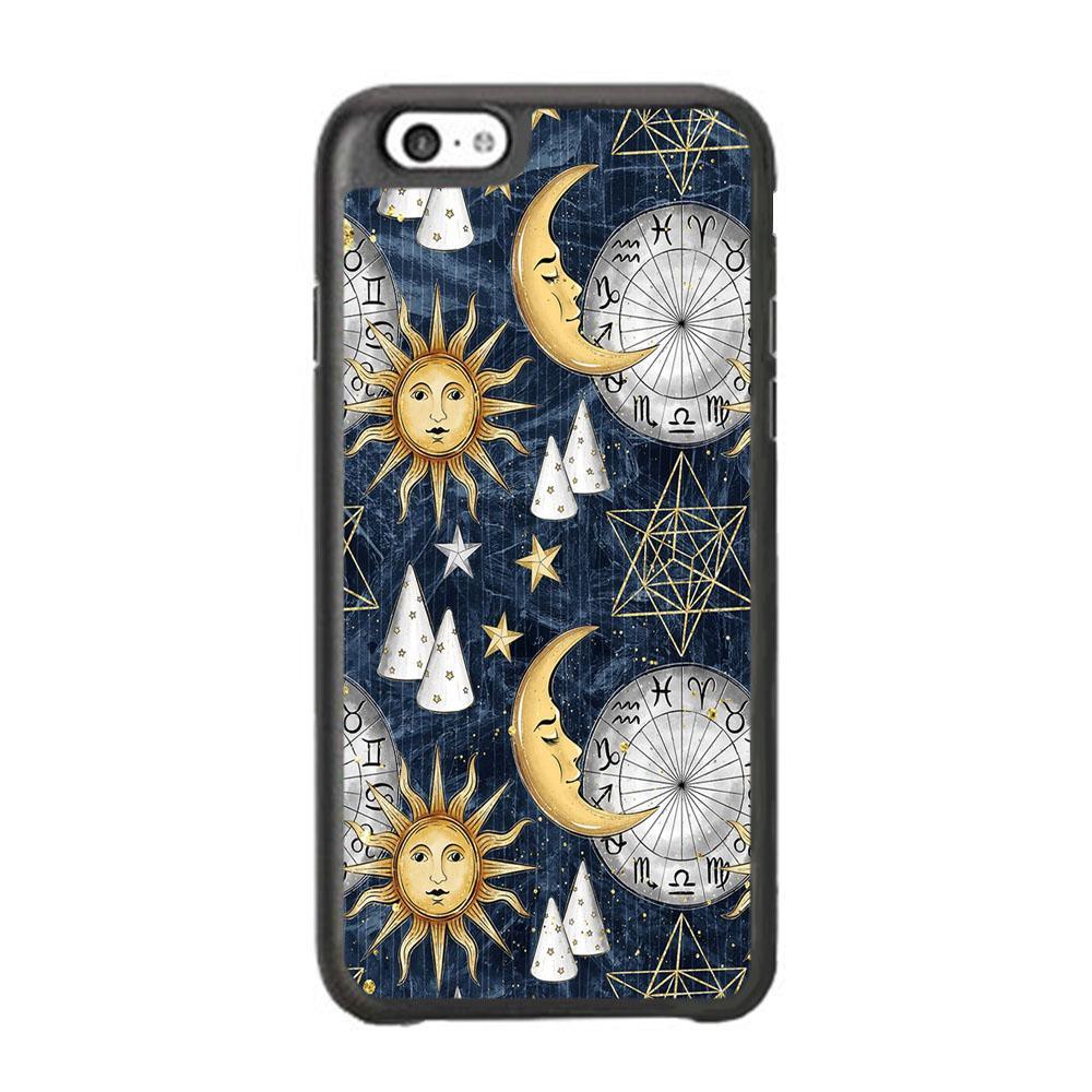 Universe Astrologic Code iPhone 6 Plus | 6s Plus Case-Rubber Black (2D Case)-Oxvistore