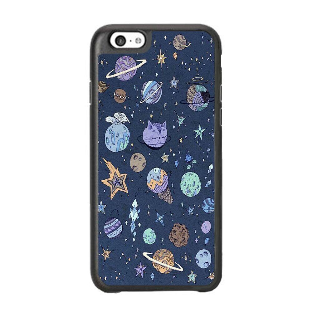 Universe Planet Cosplay iPhone 6 Plus | 6s Plus Case-Rubber Black (2D Case)-Oxvistore