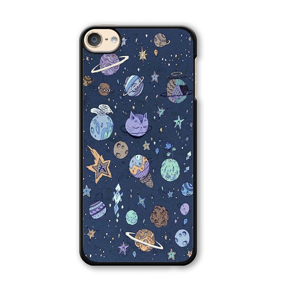 Universe Planet Cosplay iPod Touch 6 Case-Plastic Black (2D Case)-Oxvistore