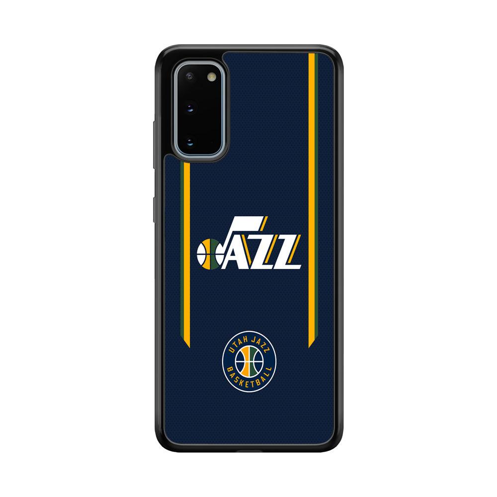 Utah Jazz Color to Inspire Samsung Galaxy S20 Case-Rubber Black (2D Case)-Oxvistore