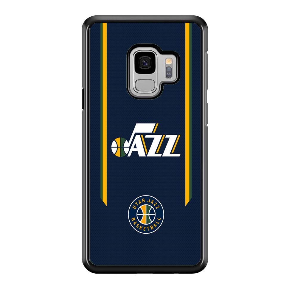 Utah Jazz Color to Inspire Samsung Galaxy S9 Case-Rubber Black (2D Case)-Oxvistore