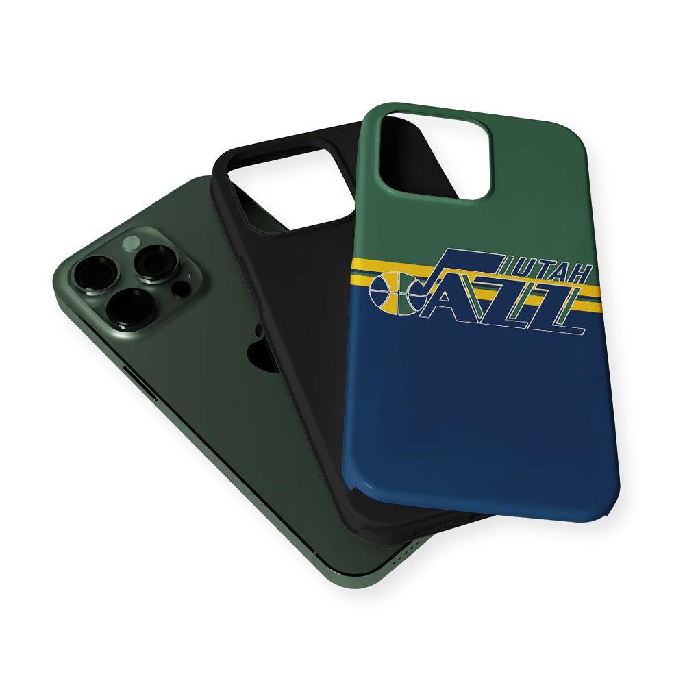 Utah Jazz Logo 2 in 1 Tough Phone Case-Oxvistore