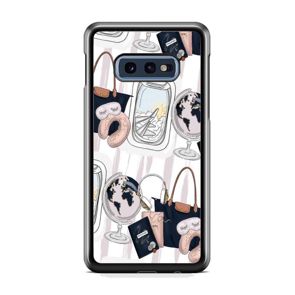 Vacation Tools Samsung Galaxy S10E Case-Rubber Black (2D Case)-Oxvistore