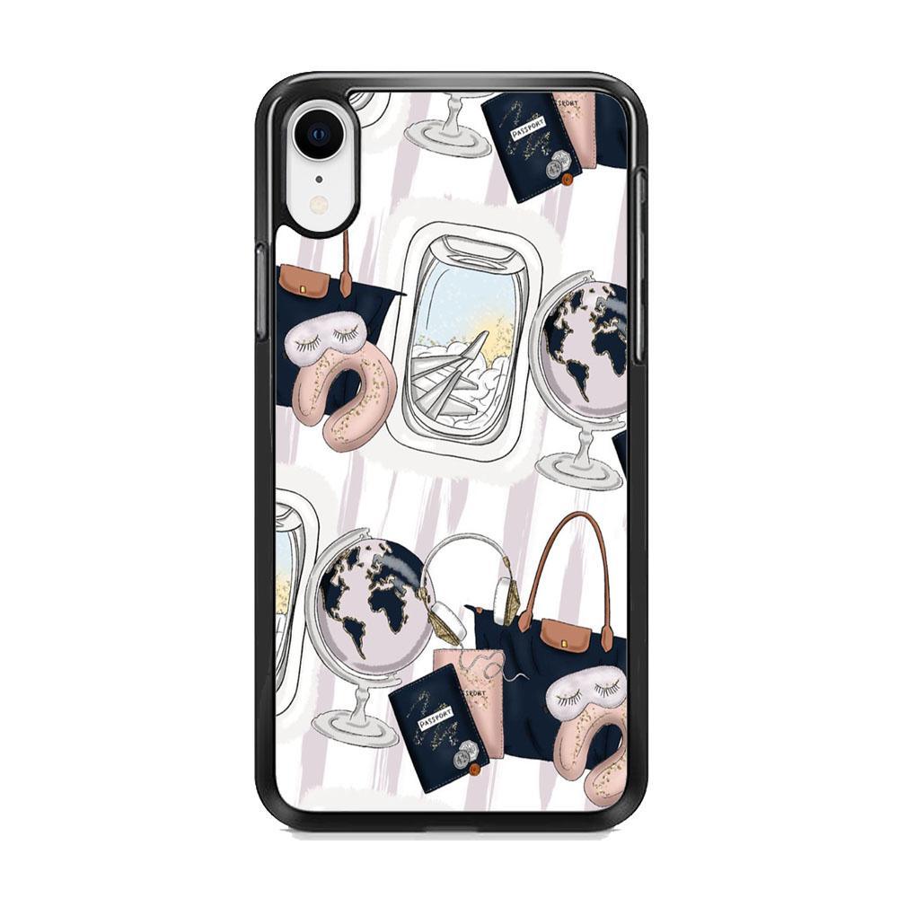 Vacation Tools iPhone XR Case-Rubber Black (2D Case)-Oxvistore