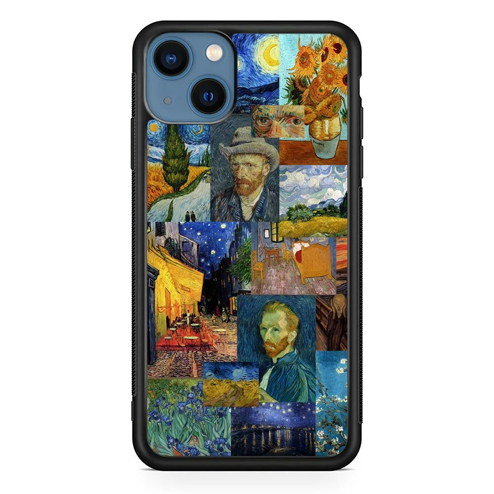 Van Gogh Destiny of Art iPhone 13 Case-Rubber Black (2D Case)-Oxvistore