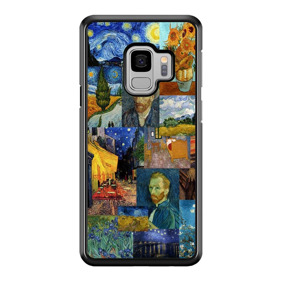 Van Gogh Destiny of Art Samsung Galaxy S9 Case-Rubber Black (2D Case)-Oxvistore