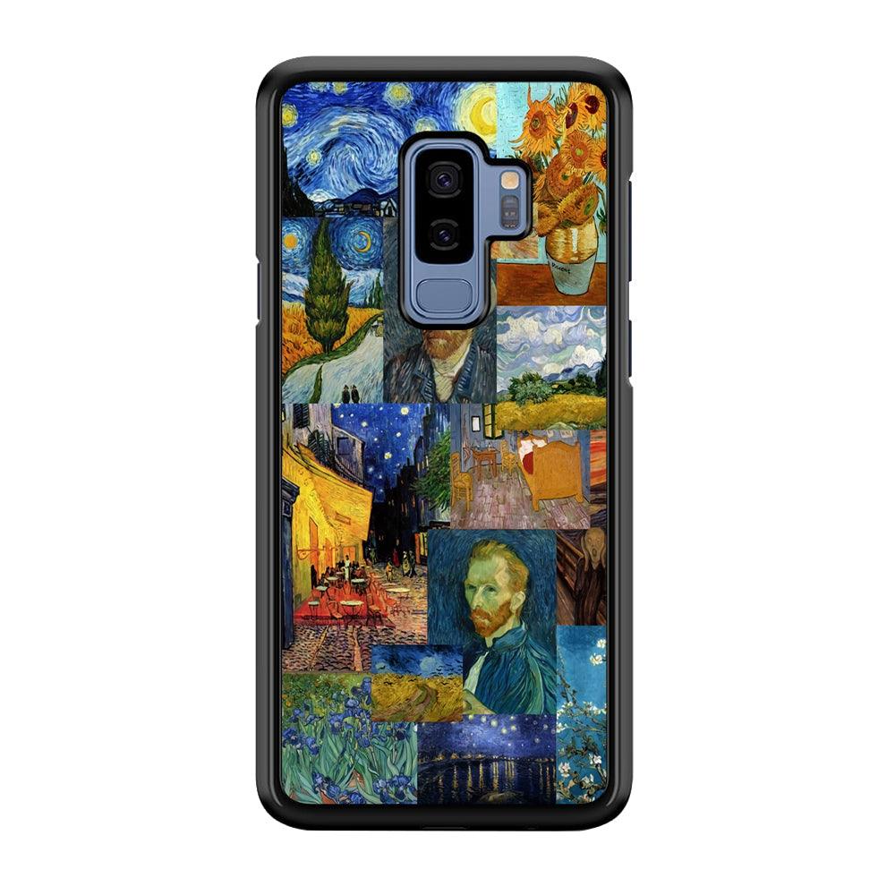 Van Gogh Destiny of Art Samsung Galaxy S9 Plus Case-Rubber Black (2D Case)-Oxvistore