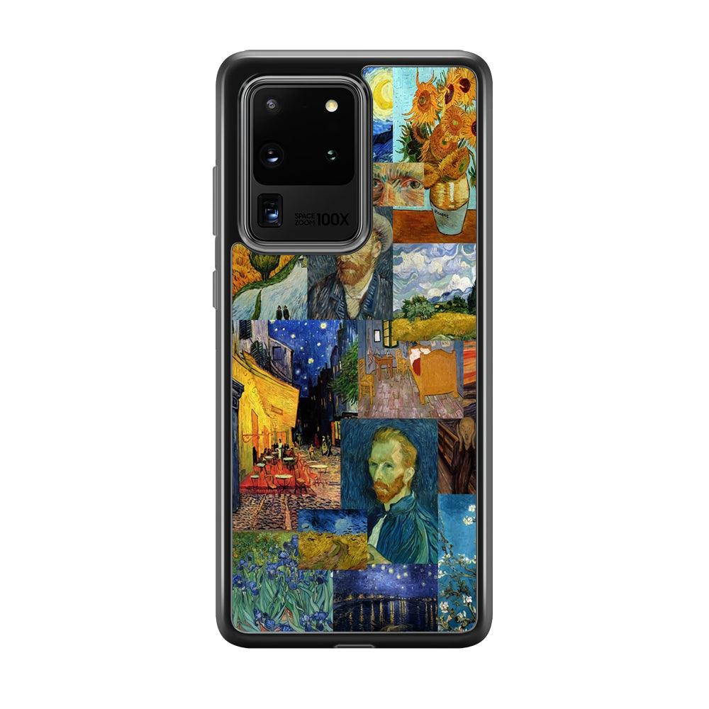 Van Gogh Destiny of Art Samsung Galaxy S20 Ultra Case-Rubber Black (2D Case)-Oxvistore