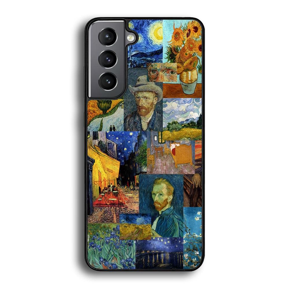 Van Gogh Destiny of Art Samsung Galaxy S21 Plus Case-Rubber Black (2D Case)-Oxvistore