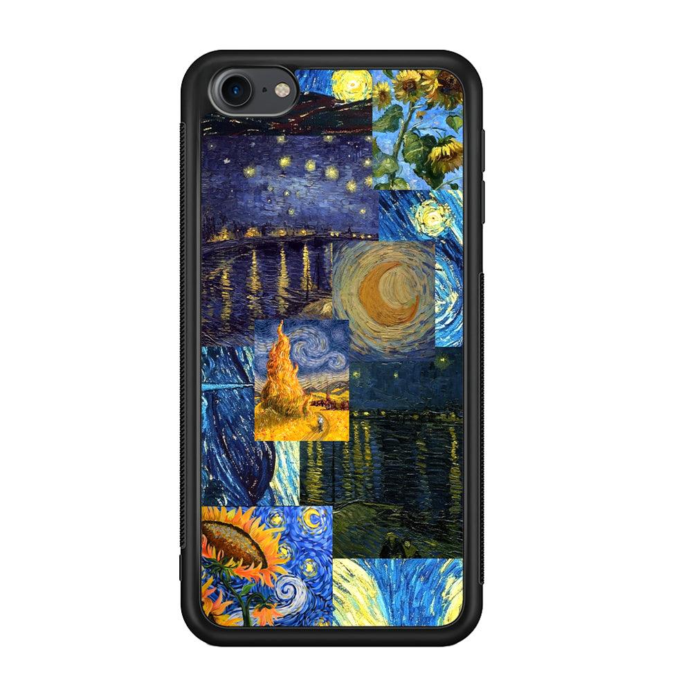 Van Gogh Millions of Stories iPod Touch 6 Case-Rubber Black (2D Case)-Oxvistore