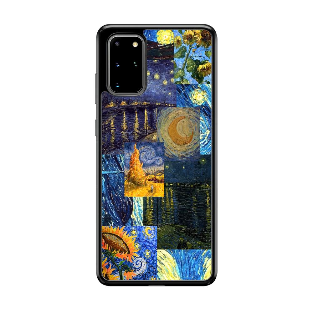 Van Gogh Millions of Stories Samsung Galaxy S20 Plus Case-Rubber Black (2D Case)-Oxvistore