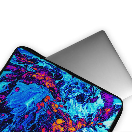 Vaporwave Fluid Iridescent Laptop Sleeve Protective Cover-Oxvistore