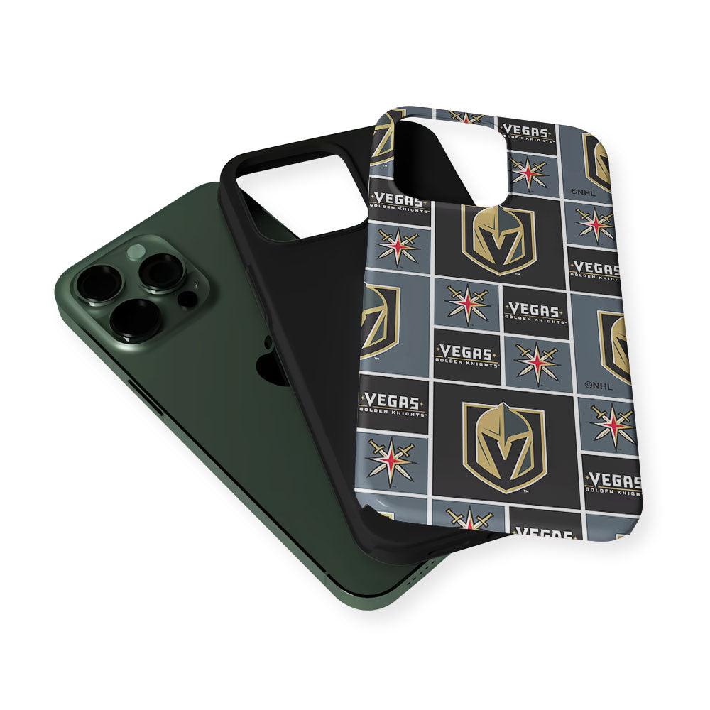 Vegas Golden Knights Pattern 2 in 1 Tough Phone Case-Oxvistore