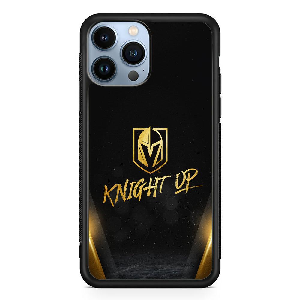 Vegas Golden Knights Up 2D Rubber Phone Case-Black-Oxvistore