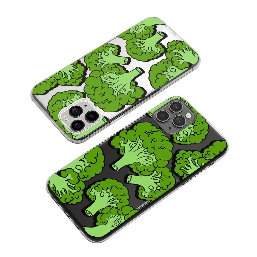 Vegetable Forest of Broccoli Clear Soft Case-Oxvistore