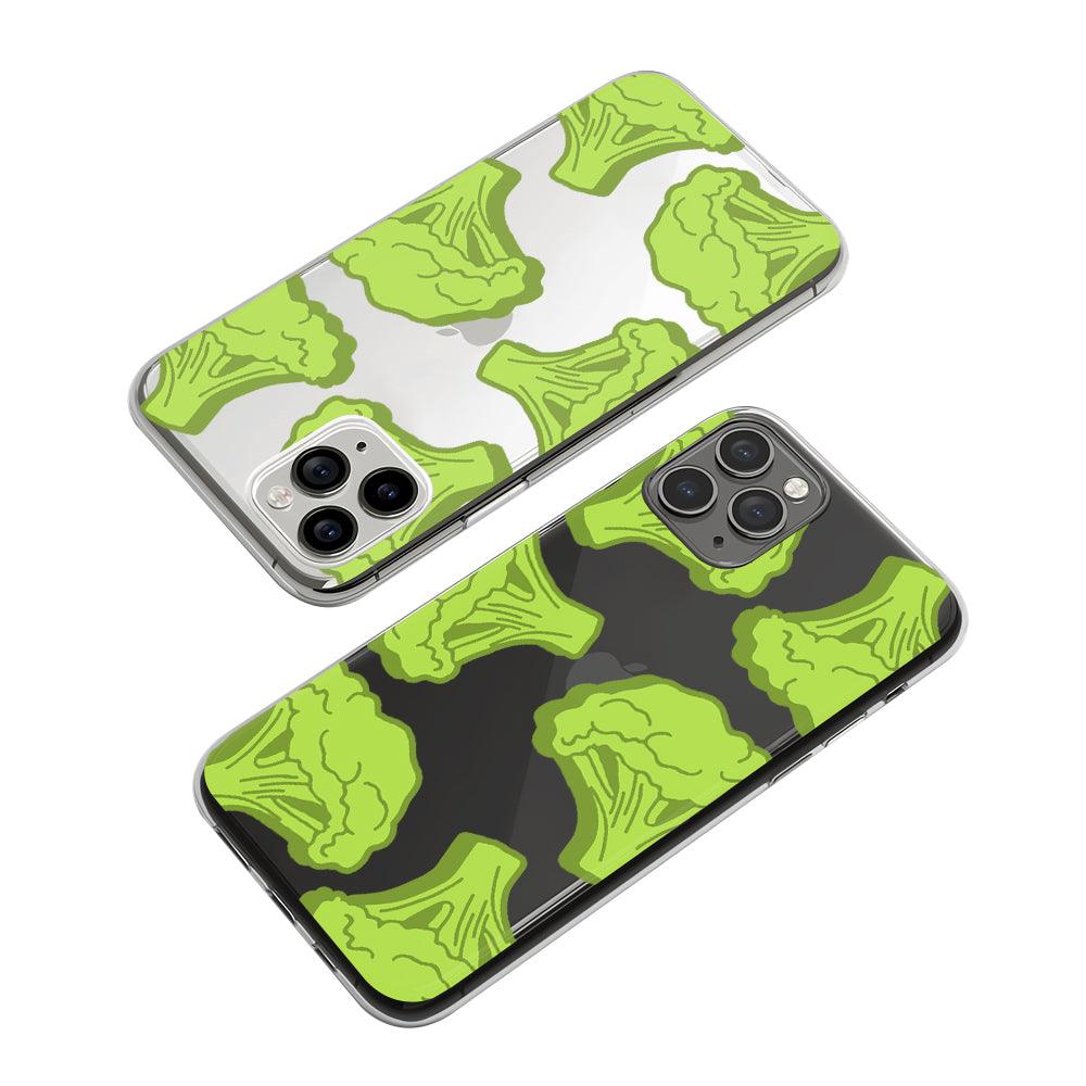 Vegetable Healthy with Broccoli Clear Soft Case-Oxvistore