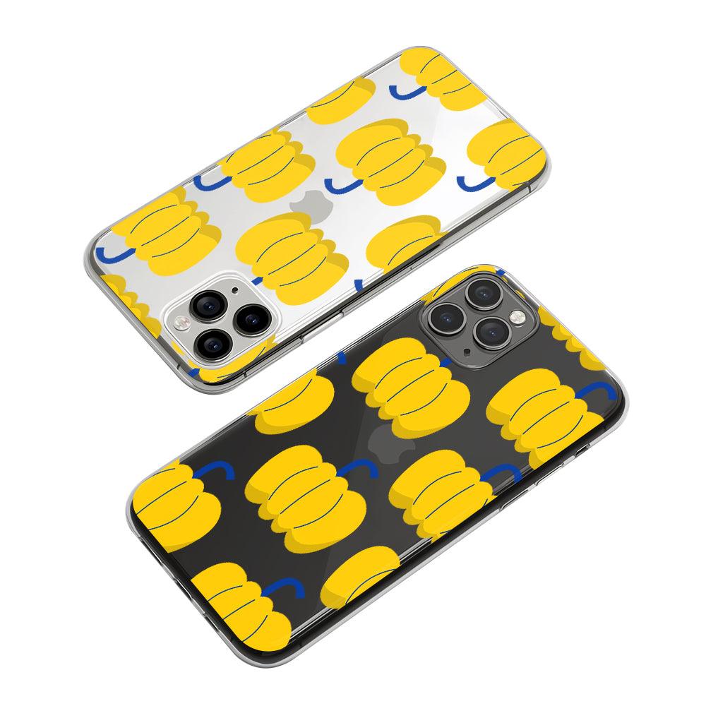 Vegetable Yellow Light Pumpkin Clear Soft Case-Oxvistore