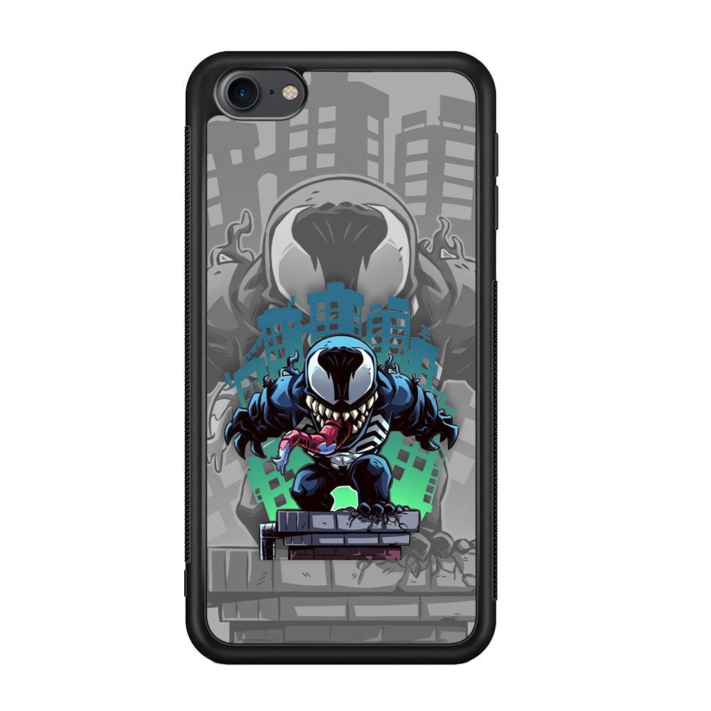Venom Statue for The Town iPod Touch 6 Case-Rubber Black (2D Case)-Oxvistore