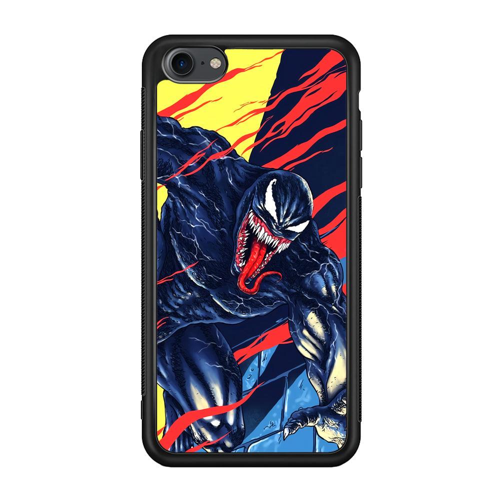 Venom The Extraordinary iPhone 7 Case-Rubber Black (2D Case)-Oxvistore