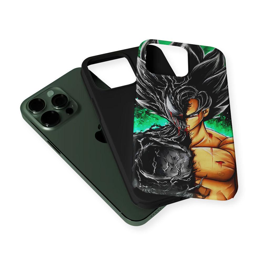 Venom X Goku Fusion 2 in 1 Tough Phone Case-Oxvistore