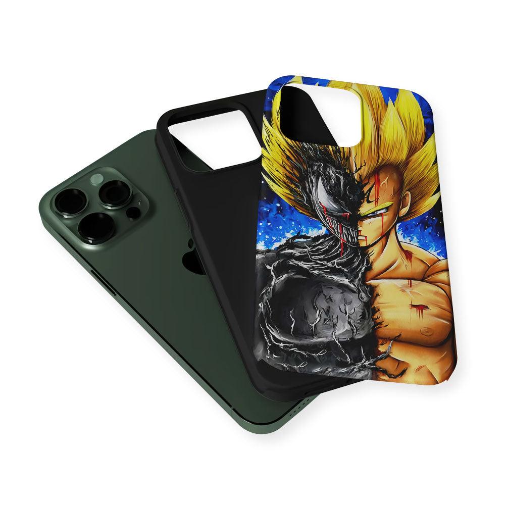 Venom X Vegeta Fusion 2 in 1 Tough Phone Case-Oxvistore